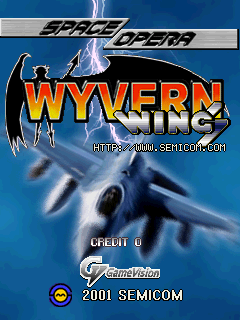 Wyvern Wings (set 1) Title Screen